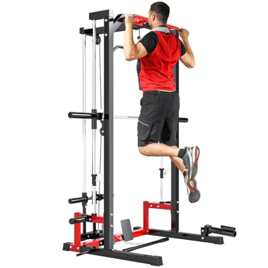 Pull Up Bar - Rak Power Cage Smith Machine Multifungsi