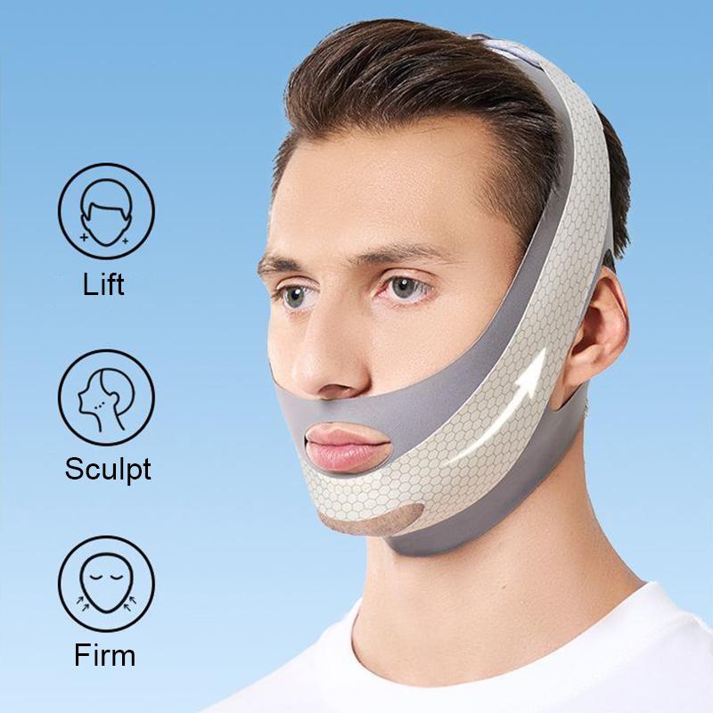 Lifting Belt - Masker Wajah Pengencang Dagu Ganda, Masker