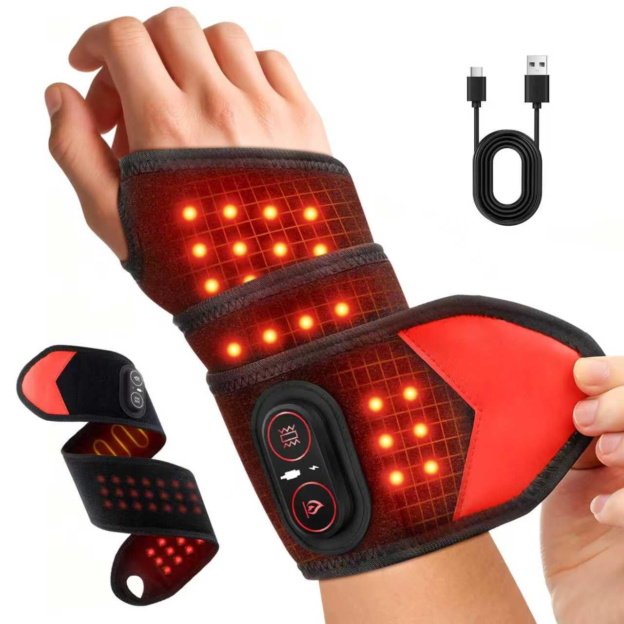 Wrist Wraps - Balutan Terapi Cahaya Merah Portabel 660nm