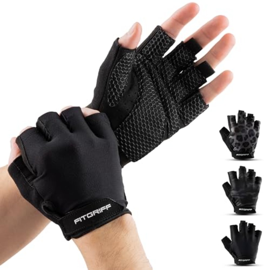 Weightlifting Gloves - ® Sarung Tangan Olahraga Berlapis Bantalan