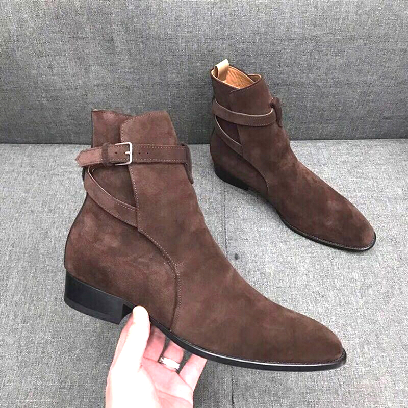 Crossfit Belt - Sepatu Boots Kulit Suede Sapi Asli