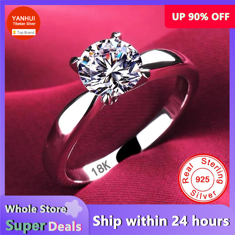 Gymnastic Ring - Dengan sertifikat mewah 18K cincin emas