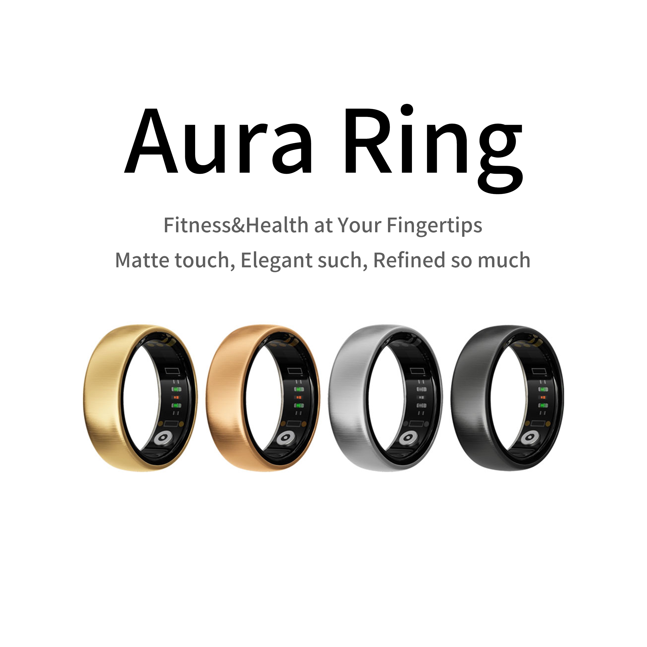 Gymnastic Ring - Cincin Pintar AURA Matt Smart Ring