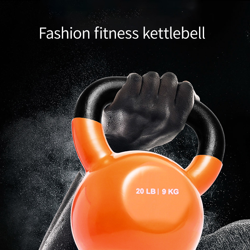 Kettlebell - Kettlebell Besi Cor Berkualitas Tinggi 20LB