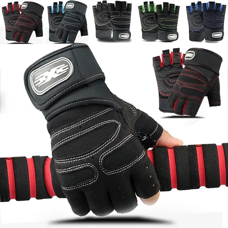 Weightlifting Gloves - Sarung Tangan Olahraga Tanpa Jari untuk