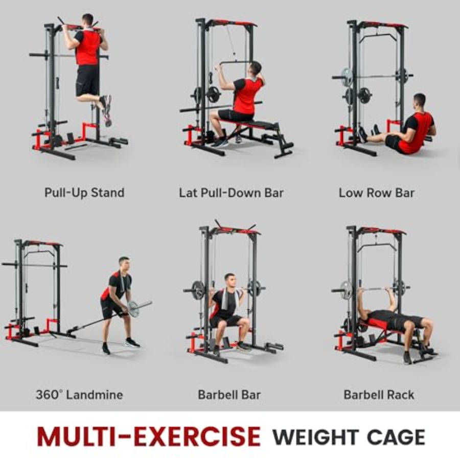 Rak Power Cage Smith Machine M - Pull Up Bar ulasan dan harga