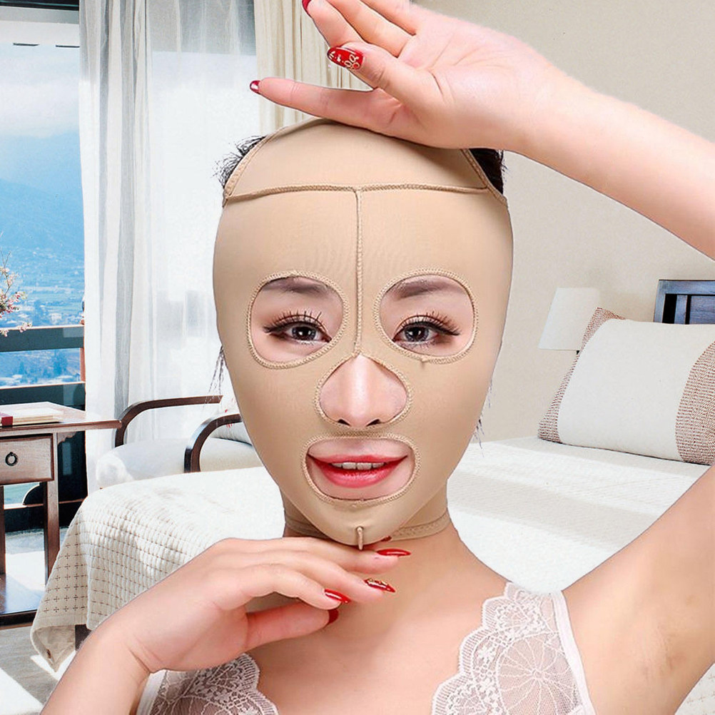 Masker Pelangsing Wajah Premiu - Lifting Belt ulasan dan harga