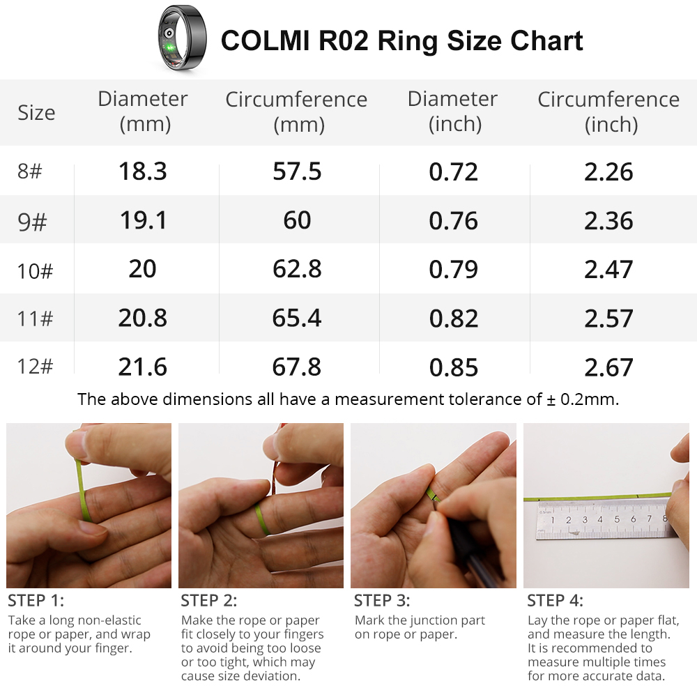 COLMI R02 cincin pintar olahra - Gymnastic Ring ulasan dan harga