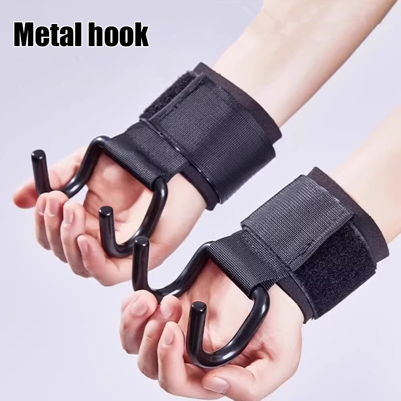 【F】2 Buah Pengait untuk Angkat - Weightlifting Gloves ulasan dan harga