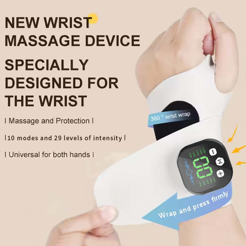 EMS Alat Pijat Tangan Elektrik - Wrist Wraps ulasan dan harga