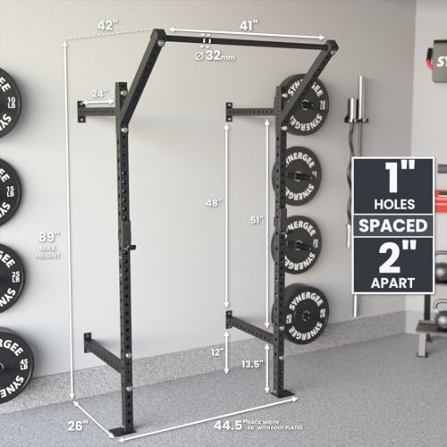 Rak Squat Dinding untuk penggu - Pull Up Bar ulasan dan harga