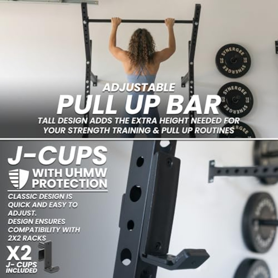 Rak Squat Dinding untuk penggu - Pull Up Bar ulasan dan harga