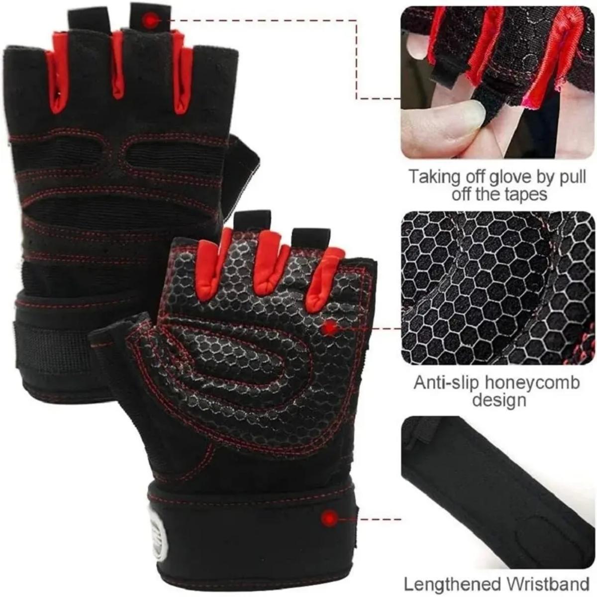 Sarung Tangan Gym untuk Pria W - Weightlifting Gloves ulasan dan harga