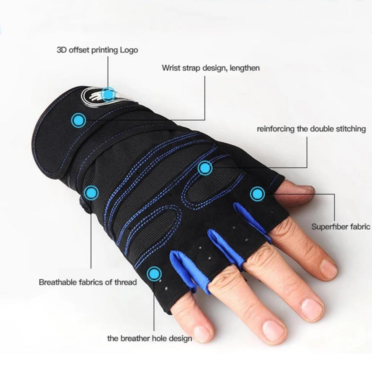 Sarung Tangan Gym untuk Pria W - Weightlifting Gloves ulasan dan harga