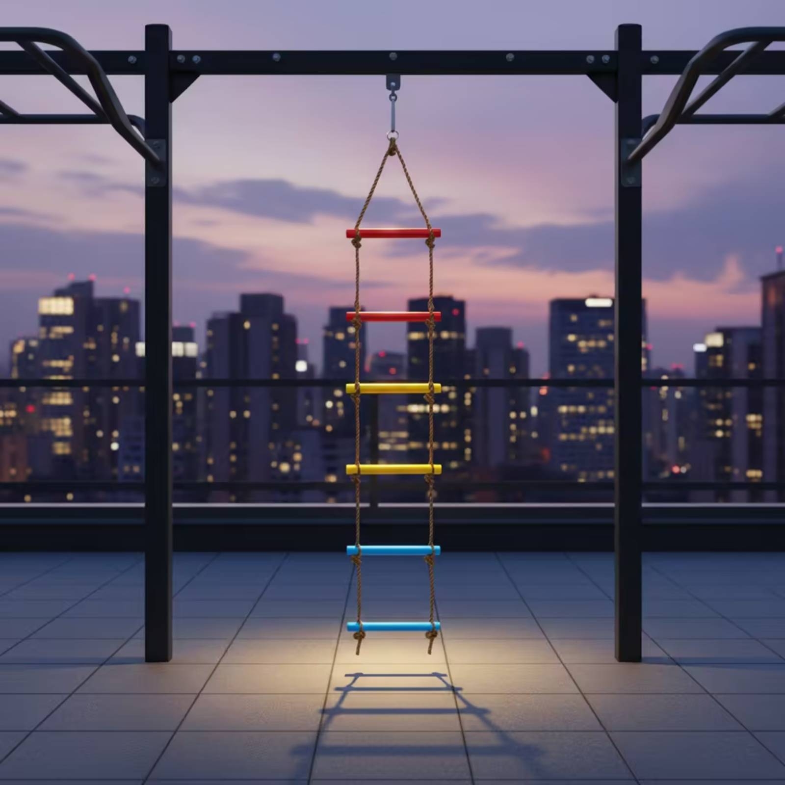 Tangga Tali Panjat dengan Anak - Rope Climb ulasan dan harga