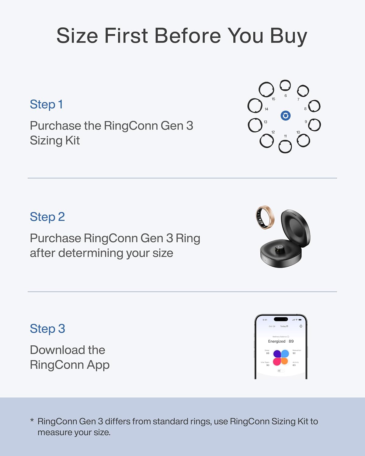 RingConn Gen 3 Smart Ring Pema - Gymnastic Ring ulasan dan harga