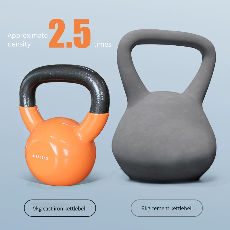 Kettlebell Besi Cor Berkualita - Kettlebell ulasan dan harga