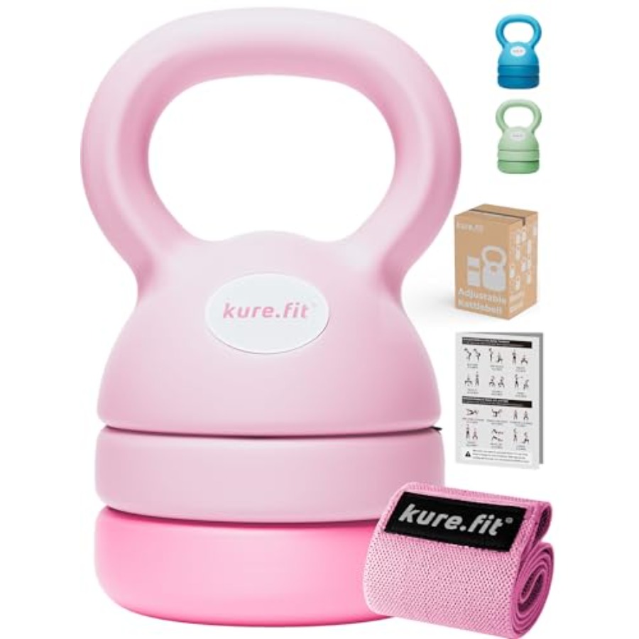 Pilates di Rumah Gunakan Kettl - Kettlebell ulasan dan harga