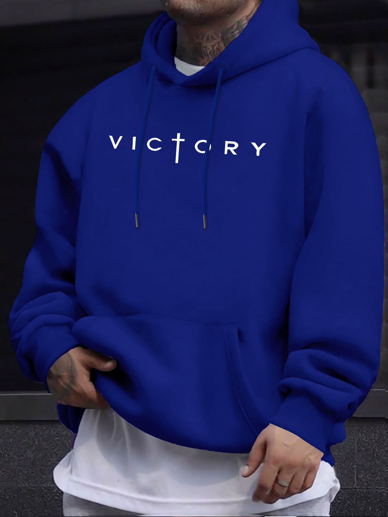 Sweatshirt Hoodie Pria Musim G - Crossfit Victory ulasan dan harga