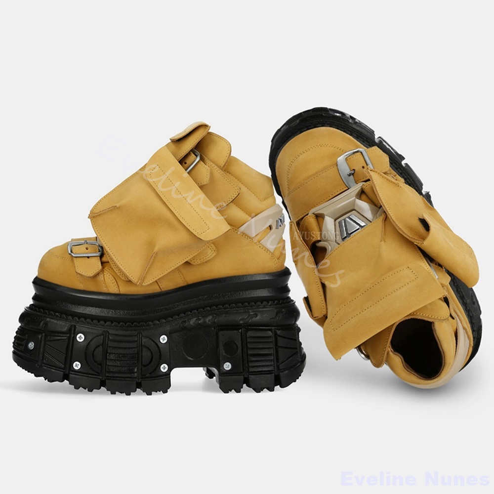 Sepatu Tank Punk Wanita Platfo - Crossfit Belt ulasan dan harga