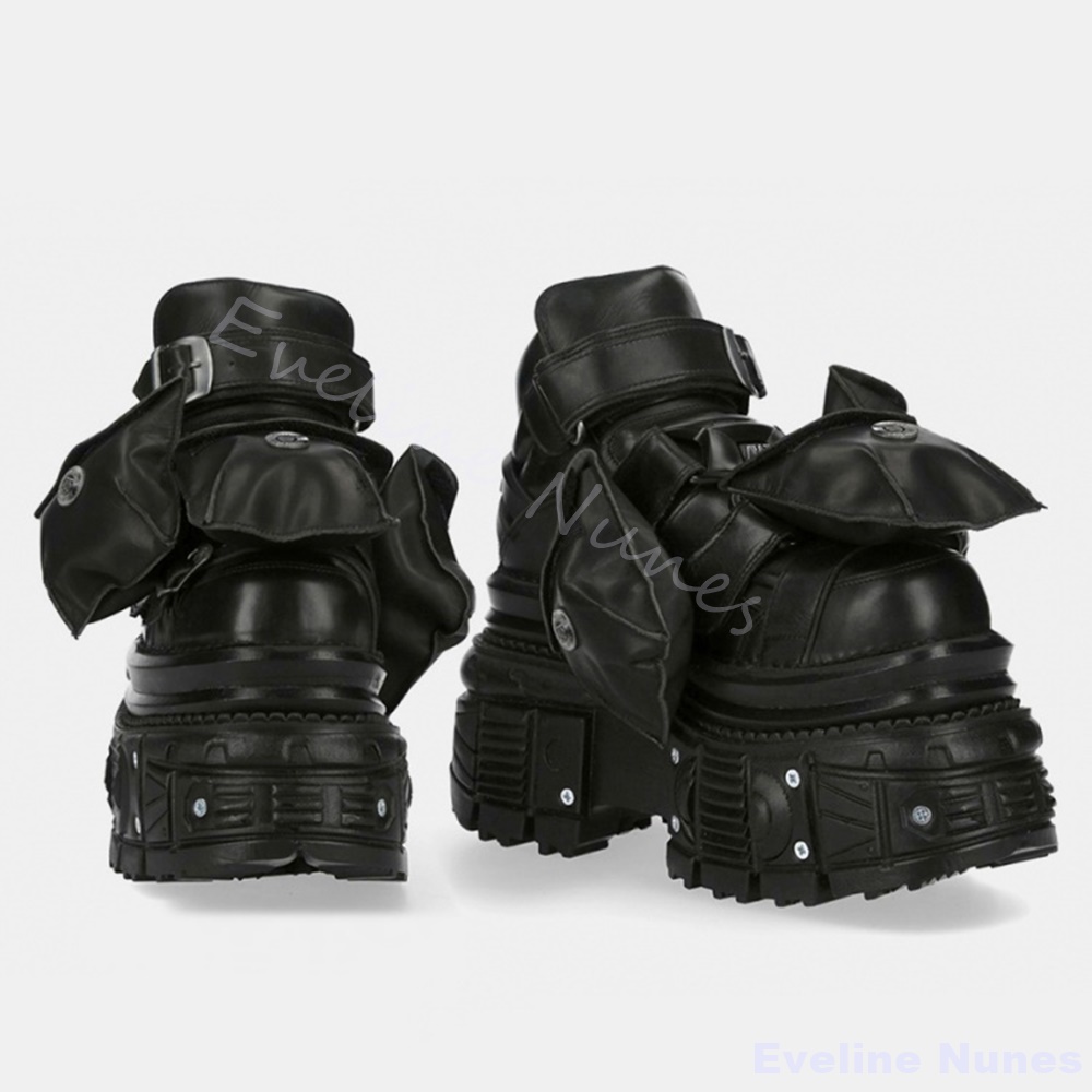 Sepatu Tank Punk Wanita Platfo - Crossfit Belt ulasan dan harga