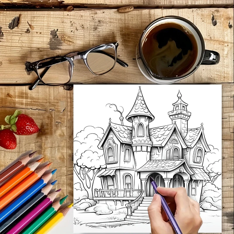 Buku Mewarnai Rumah Hantu untu - Chalk Bag ulasan dan harga