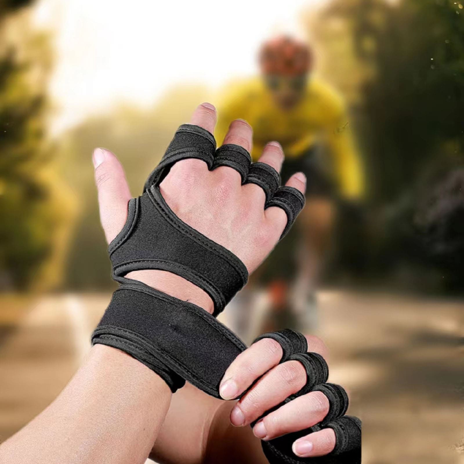 1 pasang sarung tangan olahrag - Weightlifting Gloves ulasan dan harga