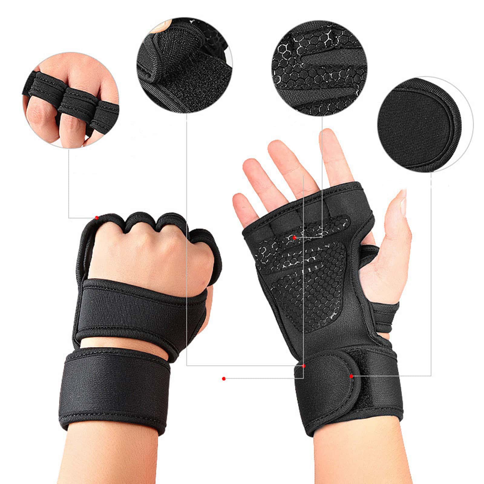 1 pasang sarung tangan olahrag - Weightlifting Gloves ulasan dan harga