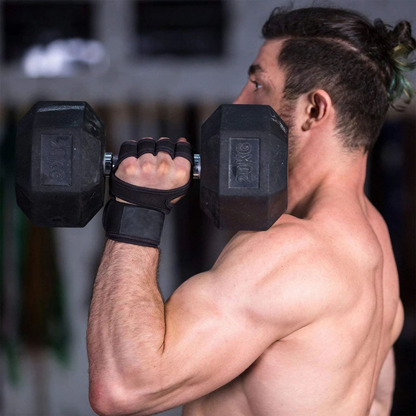 1 pasang sarung tangan olahrag - Weightlifting Gloves ulasan dan harga