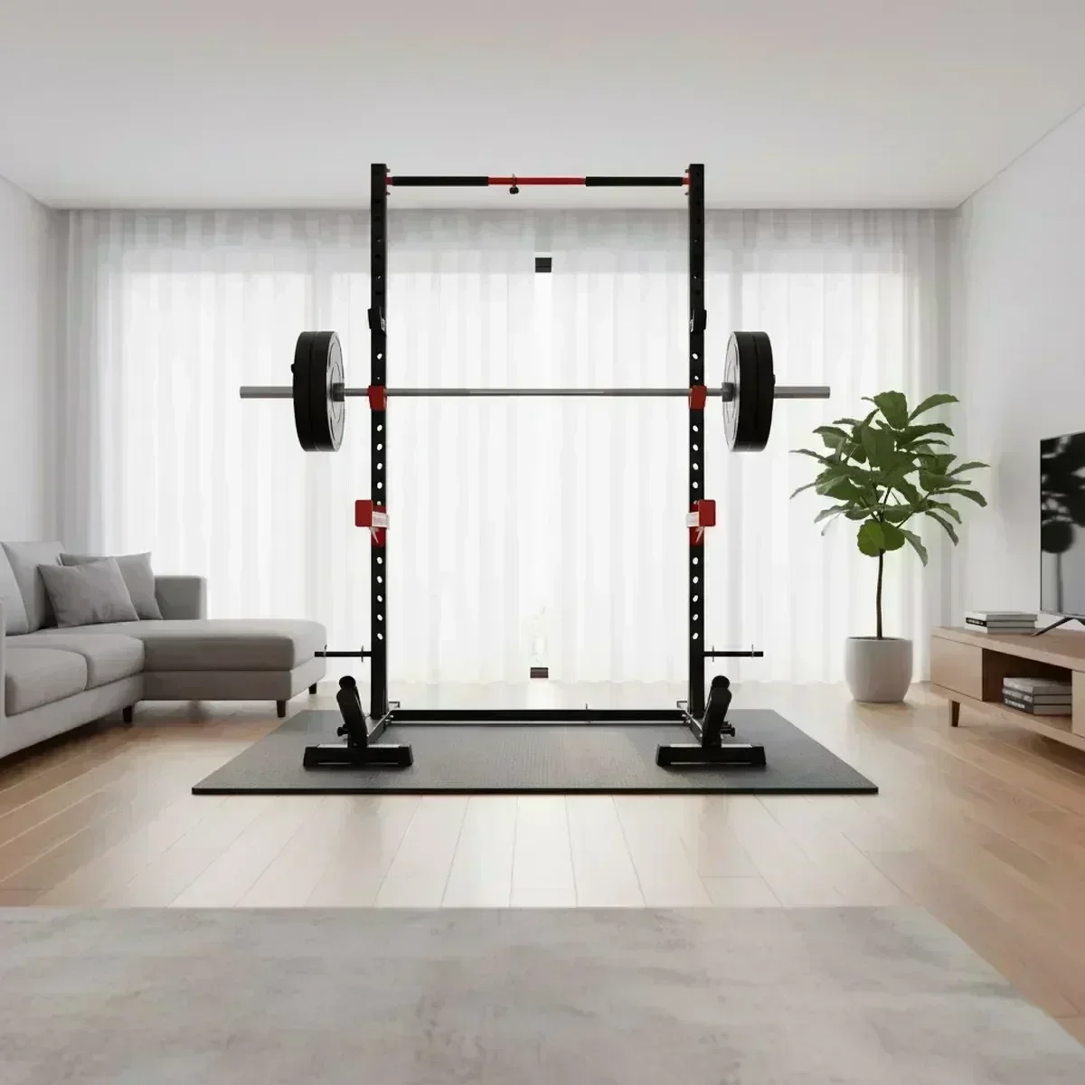 Rak Squat Home Gym yang Dapat  - Pull Up Bar ulasan dan harga