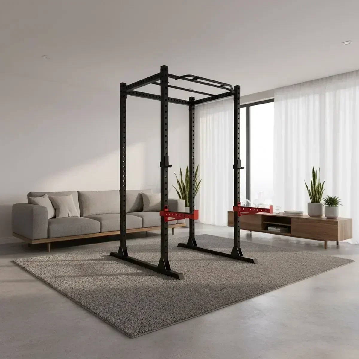 Rak Squat Home Gym yang Dapat  - Pull Up Bar ulasan dan harga