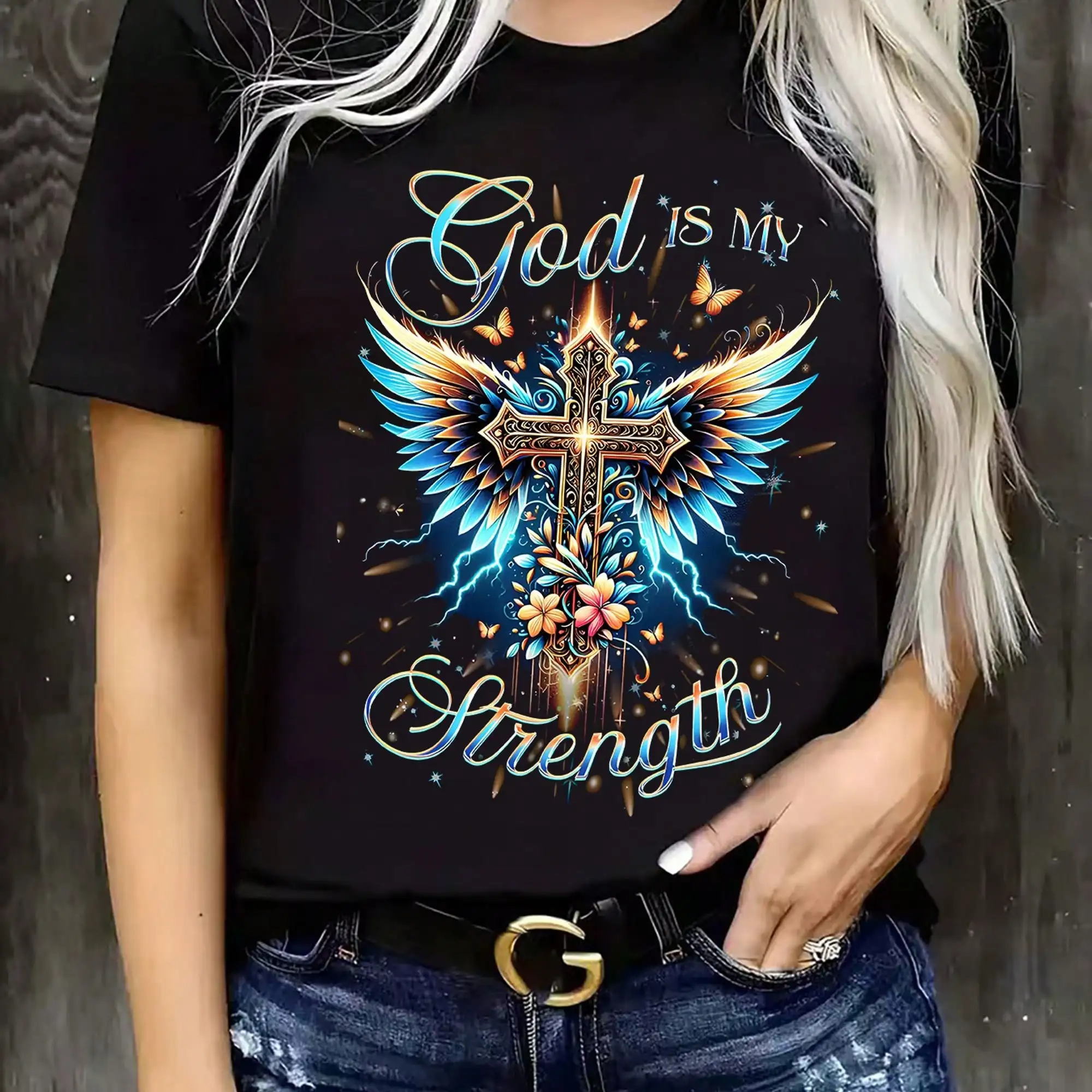 Kaos Wanita - Motif Sayap Sali - Crossfit Event ulasan dan harga