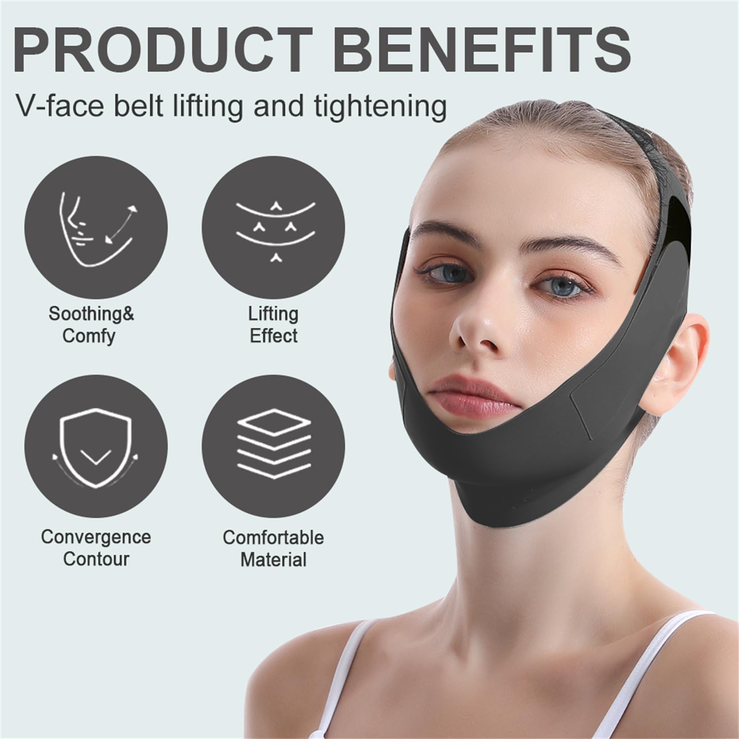 Pita Pengangkat Wajah Tali Dag - Lifting Belt ulasan dan harga