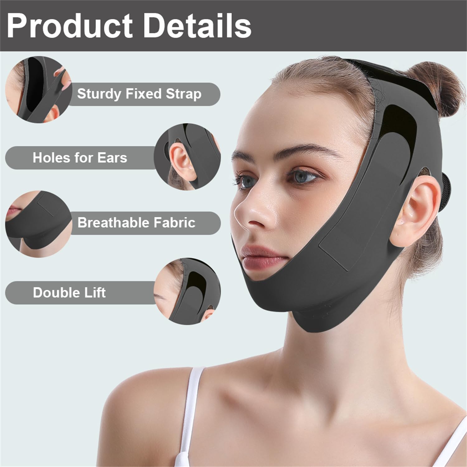 Pita Pengangkat Wajah Tali Dag - Lifting Belt ulasan dan harga