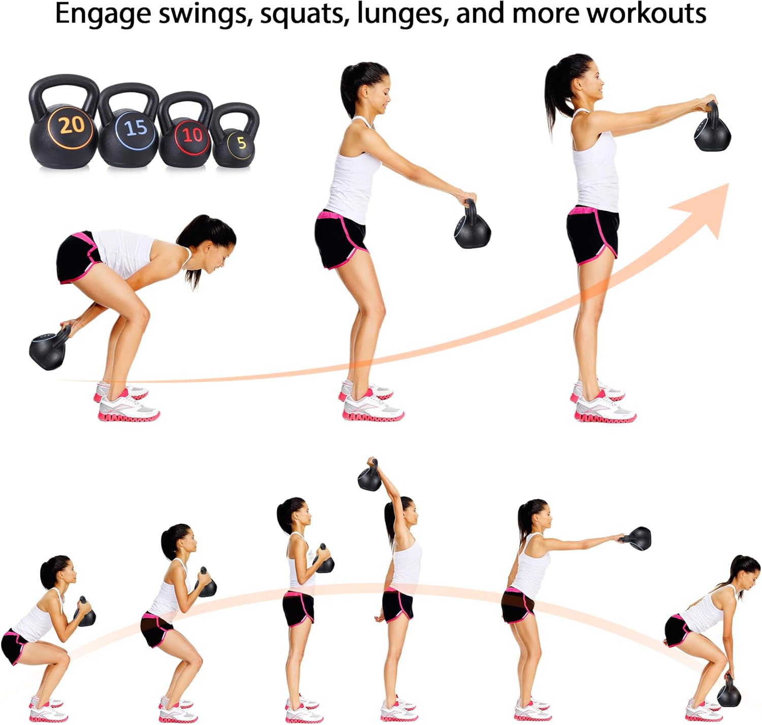 Set Kettlebell 4 Buah untuk La - Kettlebell ulasan dan harga